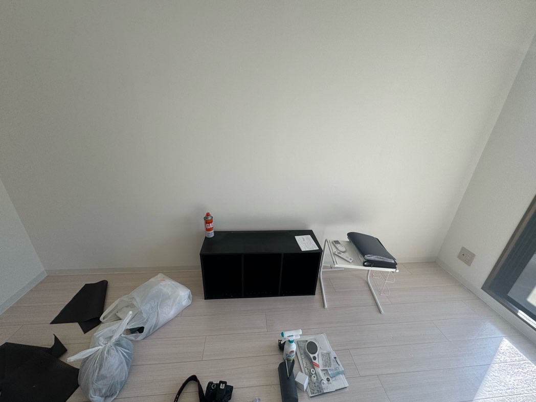 大井町【不用品回収】テレビ、タワーファンの作業後